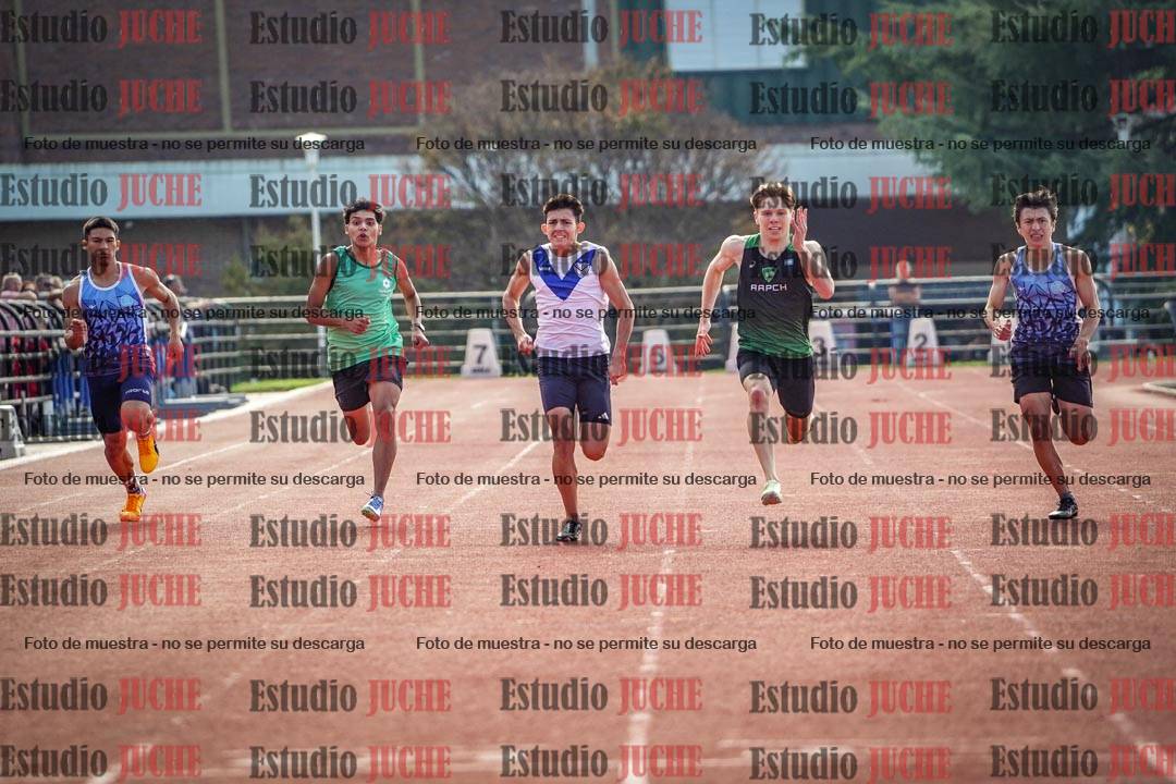 Fotos de los 200 m llanos de varones