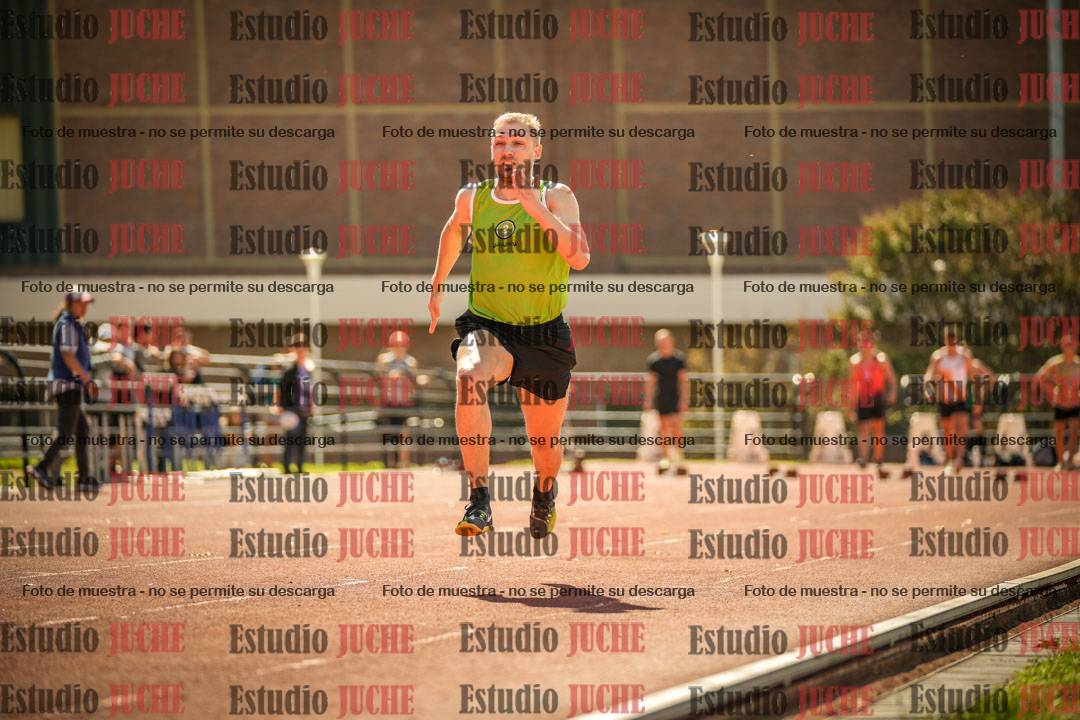 Fotos de los 100 m llanos de varones