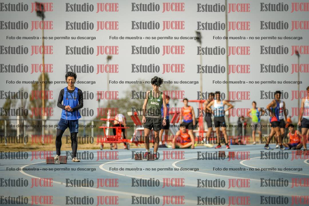 Fotos de los 200 m llanos de varones