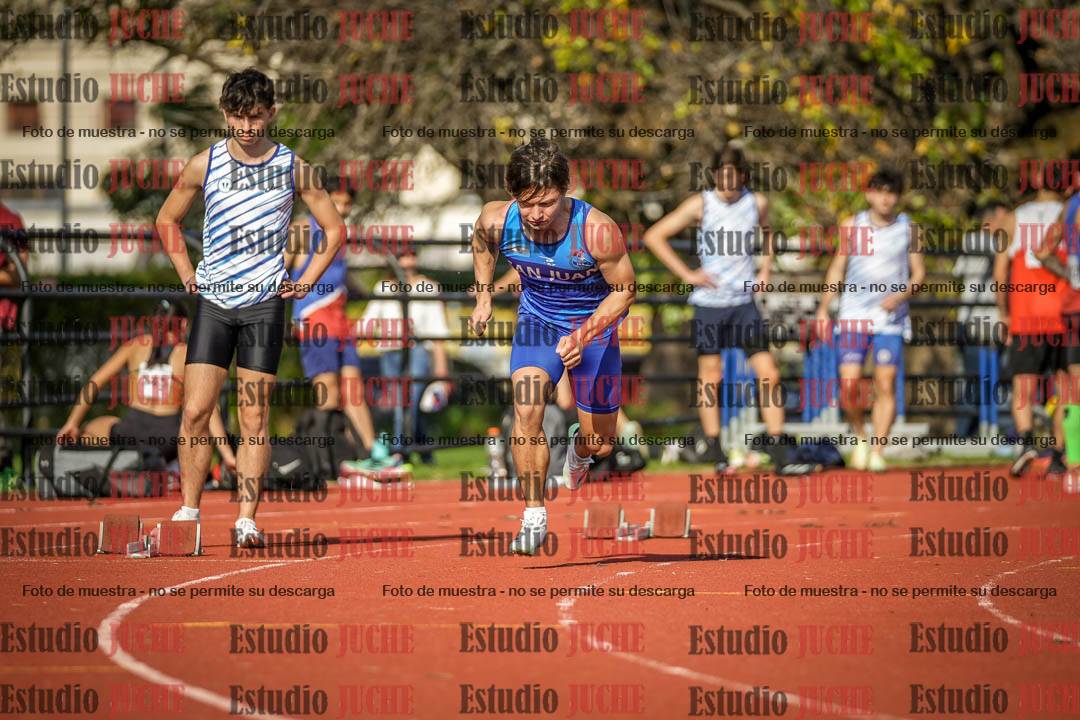Fotos de los 200 m llanos de varones