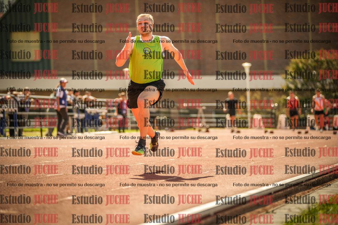Fotos de los 100 m llanos de varones