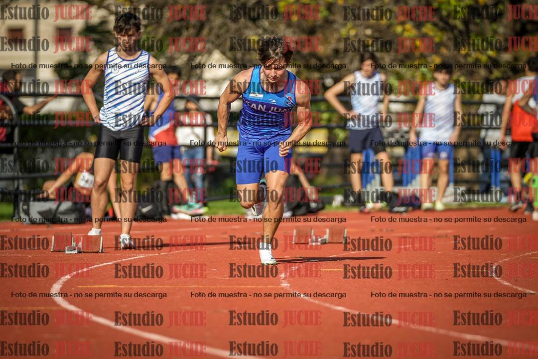 Fotos de los 200 m llanos de varones