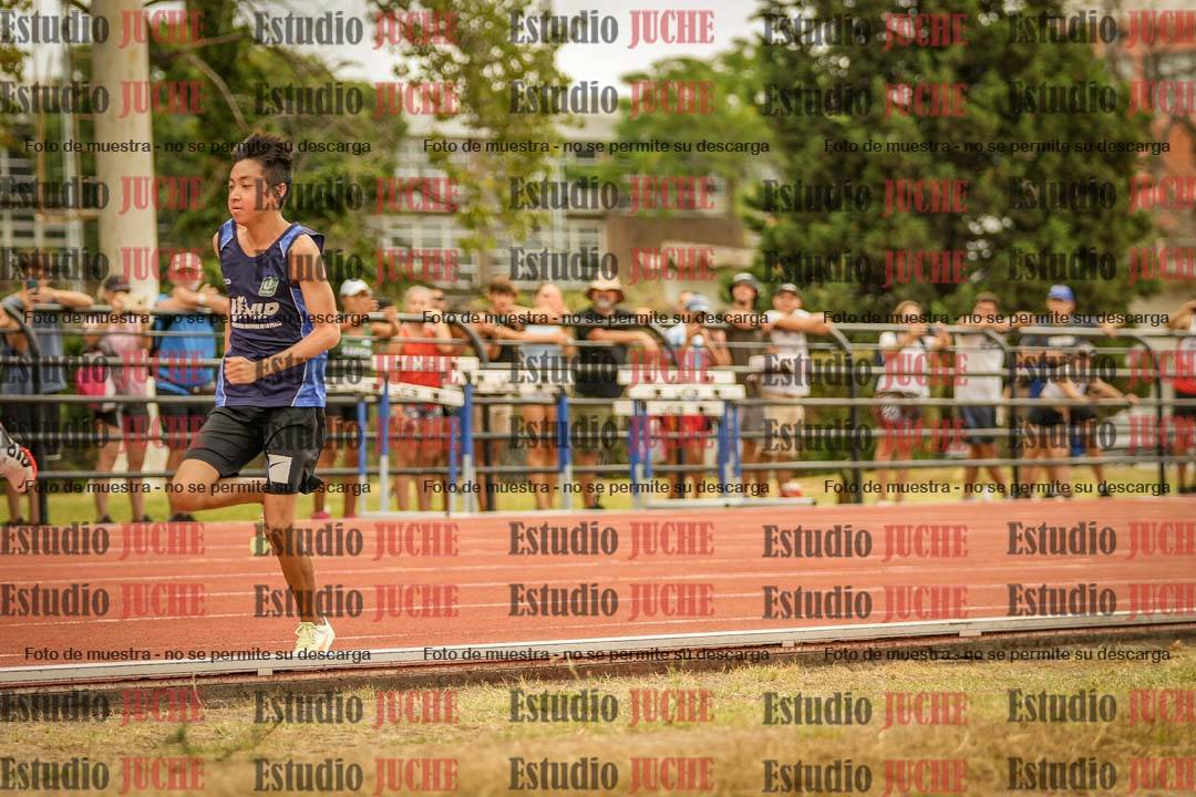 Fotos de los 100 m llanos de varones