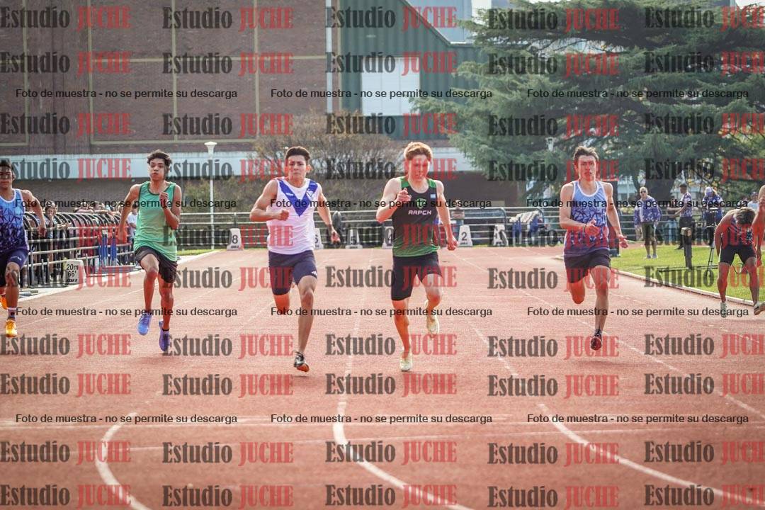 Fotos de los 200 m llanos de varones