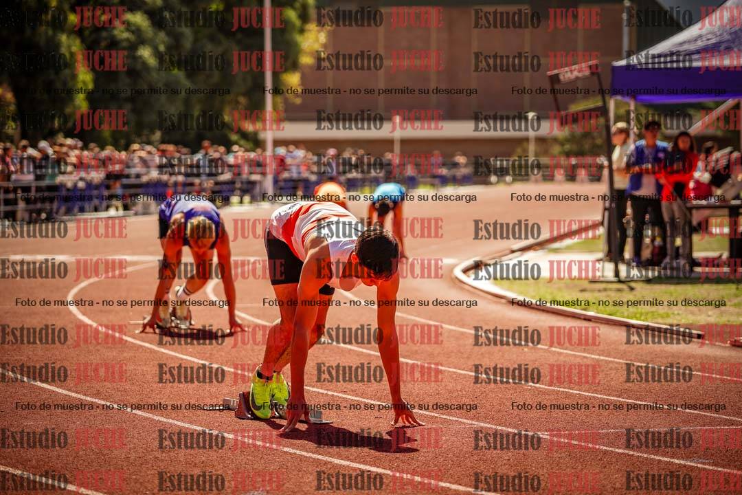 Fotos de los 400 m llanos de varones