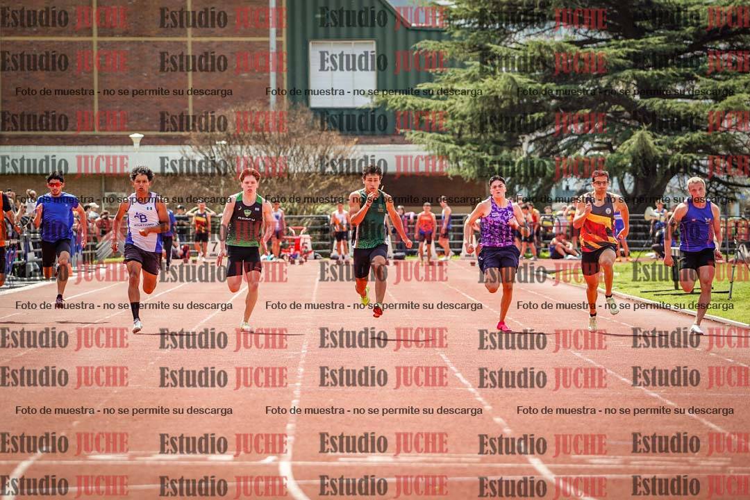 Fotos de los 100 m de varones