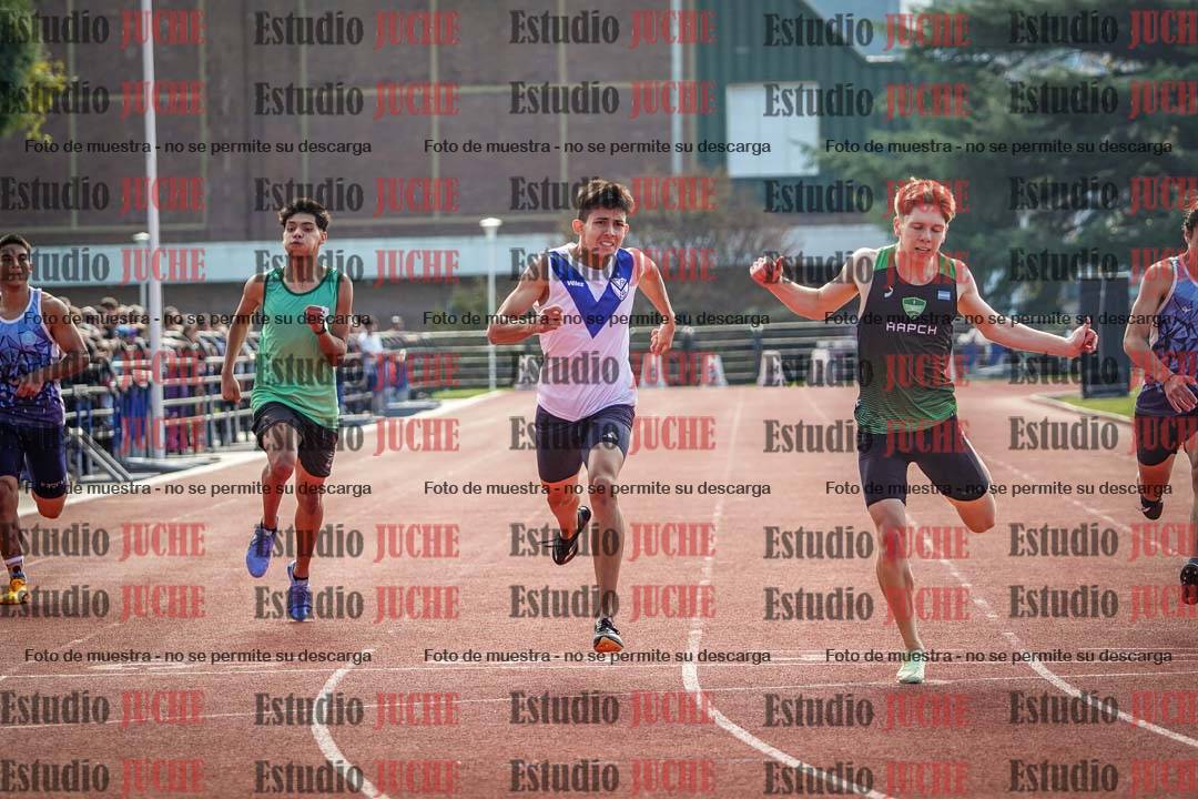 Fotos de los 200 m llanos de varones