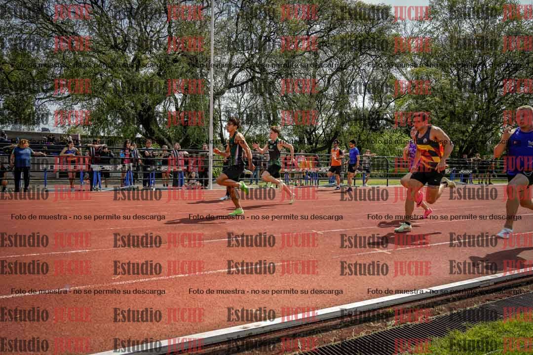 Fotos de los 100 m de varones