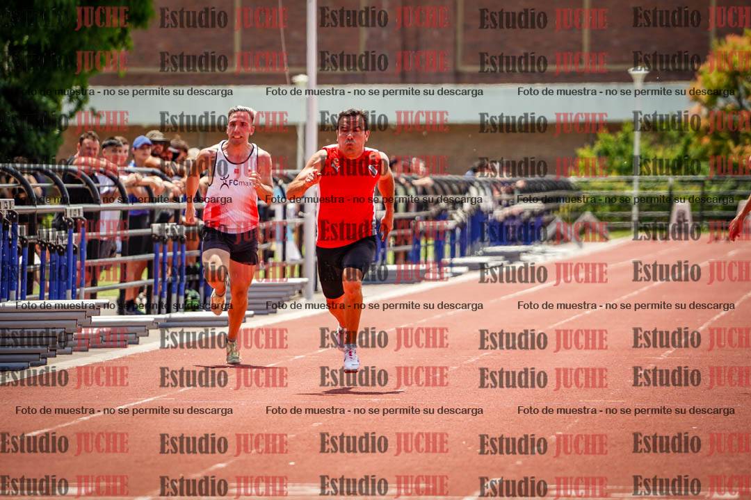 Fotos de los 100 m llanos de varones