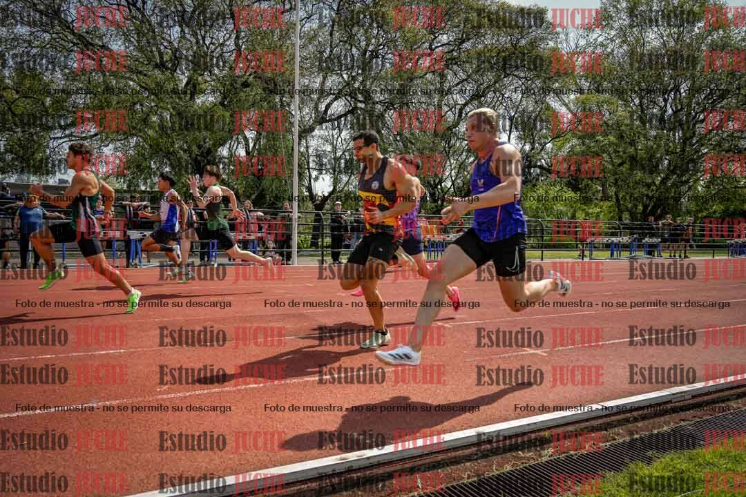 Fotos de los 100 m de varones