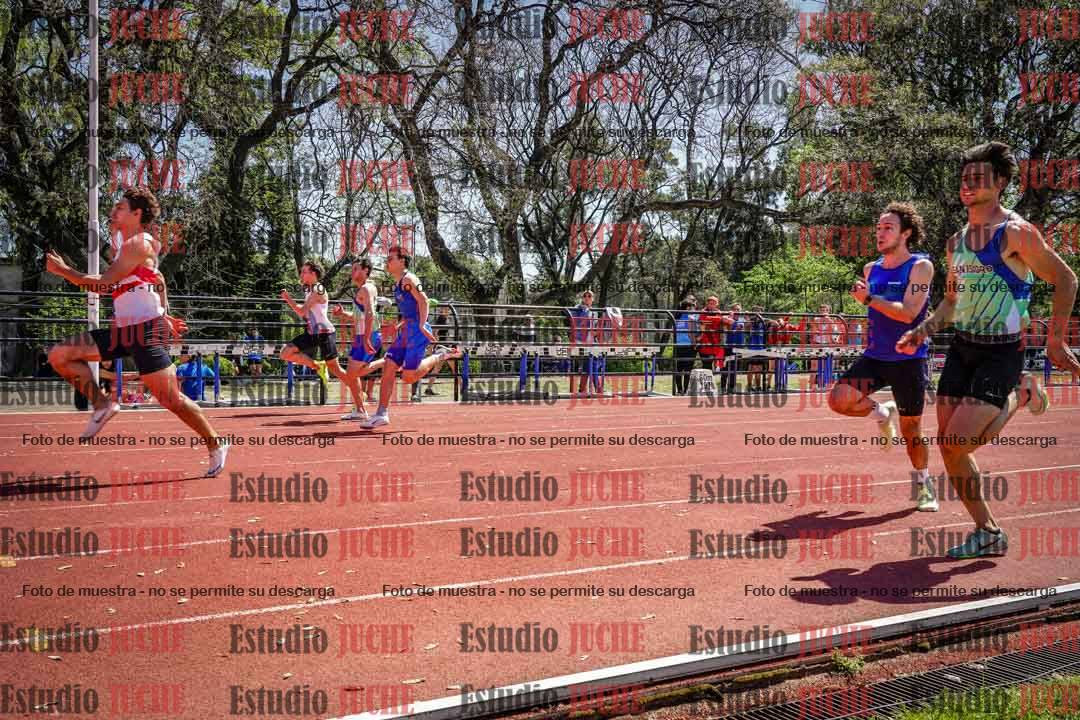 Fotos de los 100 m llanos de varones