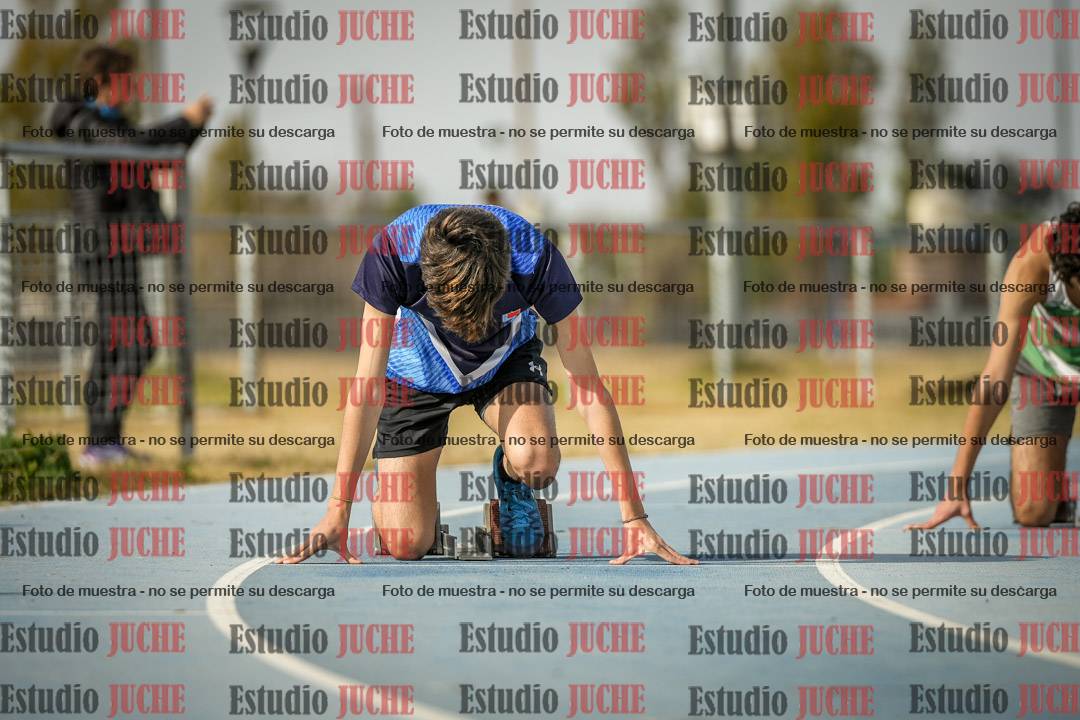 Fotos de los 200 m llanos de varones
