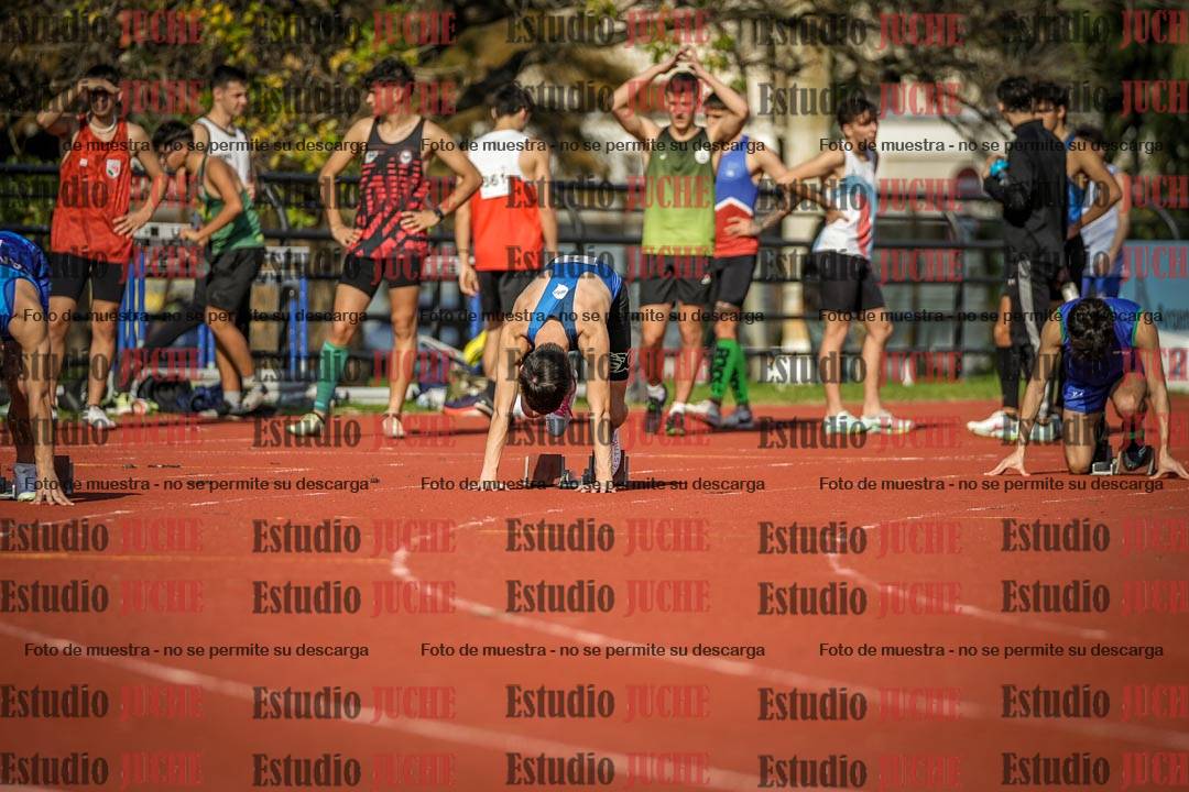 Fotos de los 200 m llanos de varones