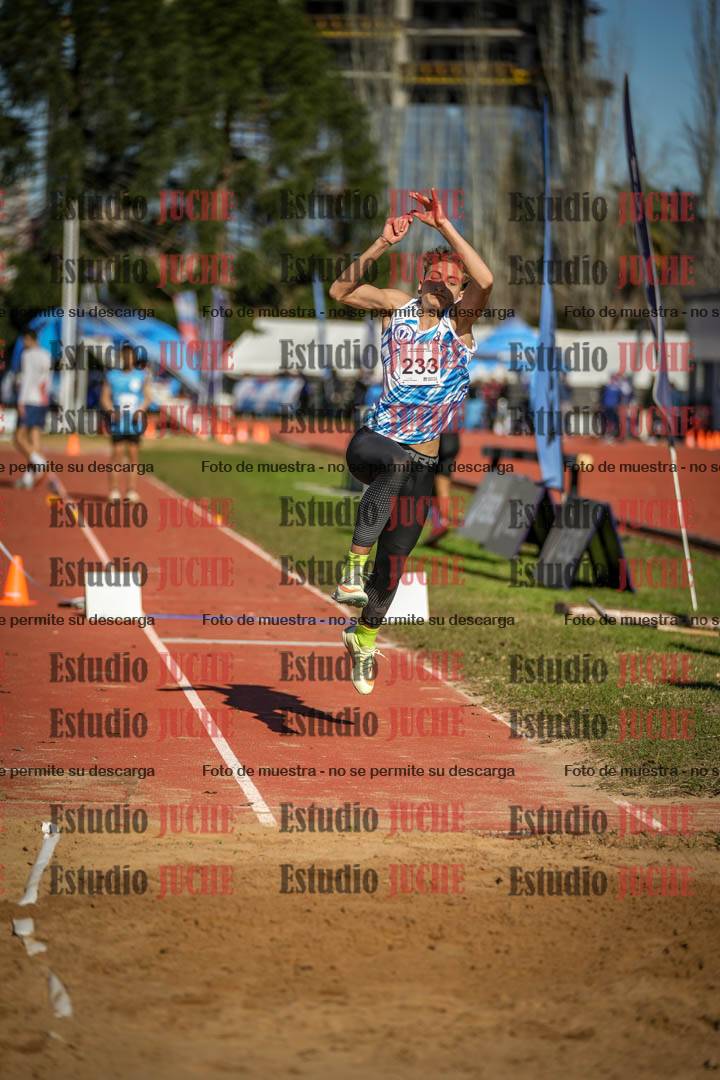 Fotos del salto triple de varones