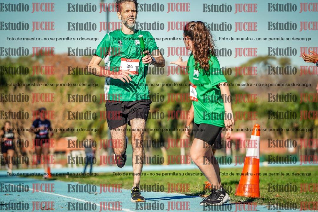 Fotos durante los relevos