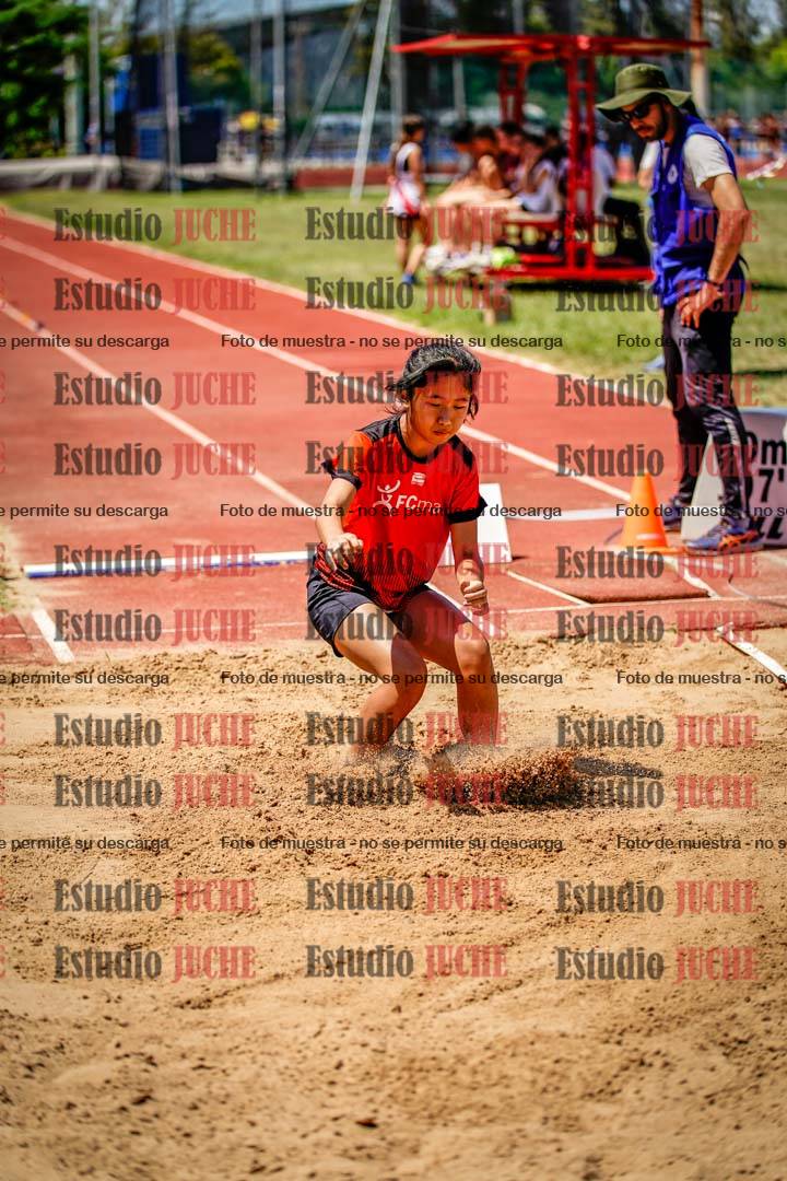 Fotos del salto en largo de mujeres - U14