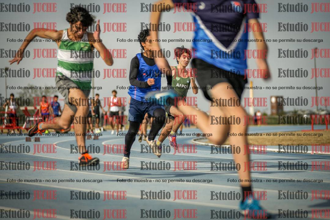 Fotos de los 200 m llanos de varones