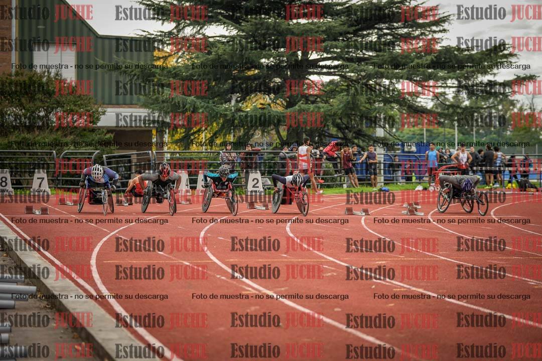 Fotos de los 100 m llanos de varones