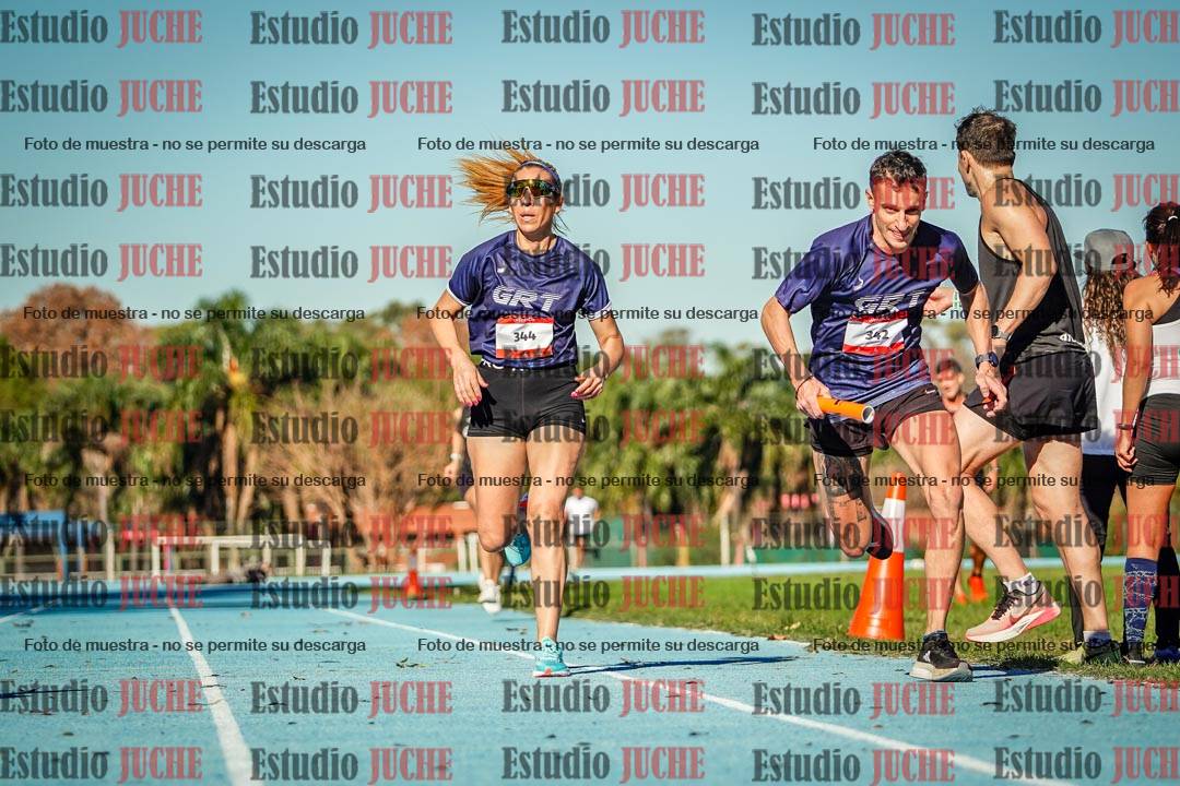 Fotos durante los relevos
