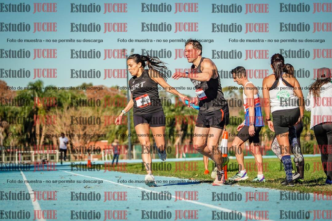 Fotos durante los relevos