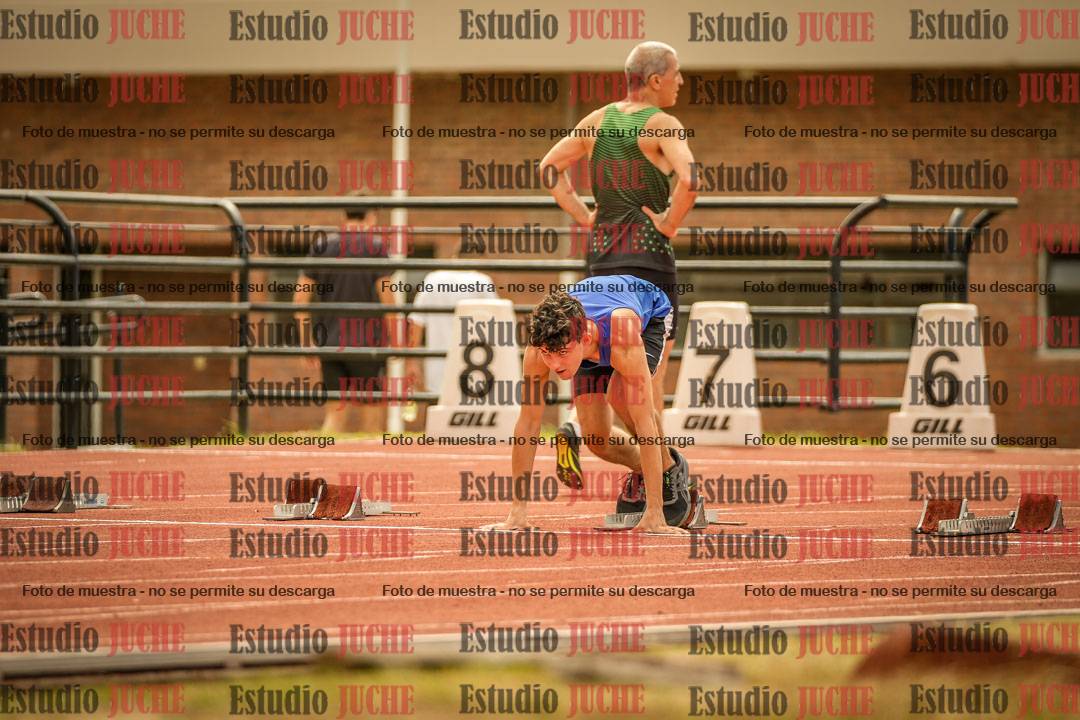Fotos de los 100 m llanos de varones