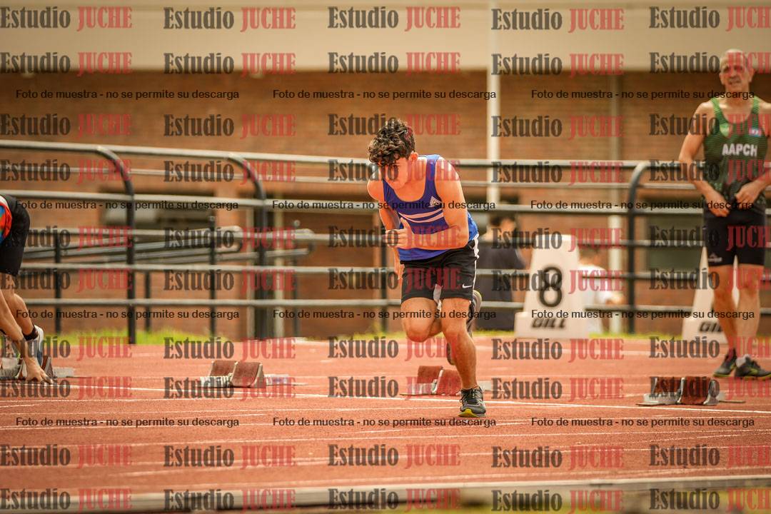Fotos de los 100 m llanos de varones