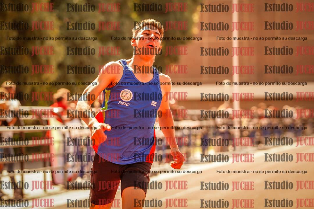 Fotos de los 100 m llanos de varones
