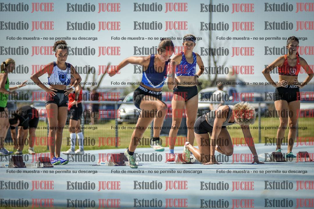 Fotos de los 100 m llanos de mujeres