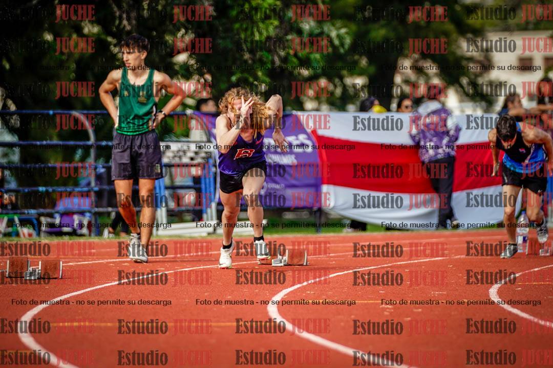 Fotos de los 200 m llanos de varones