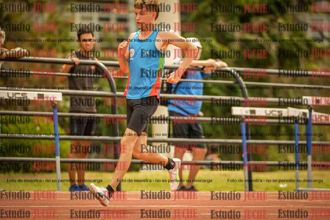 Fotos de los 100 m llanos de varones