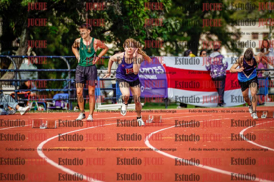 Fotos de los 200 m llanos de varones