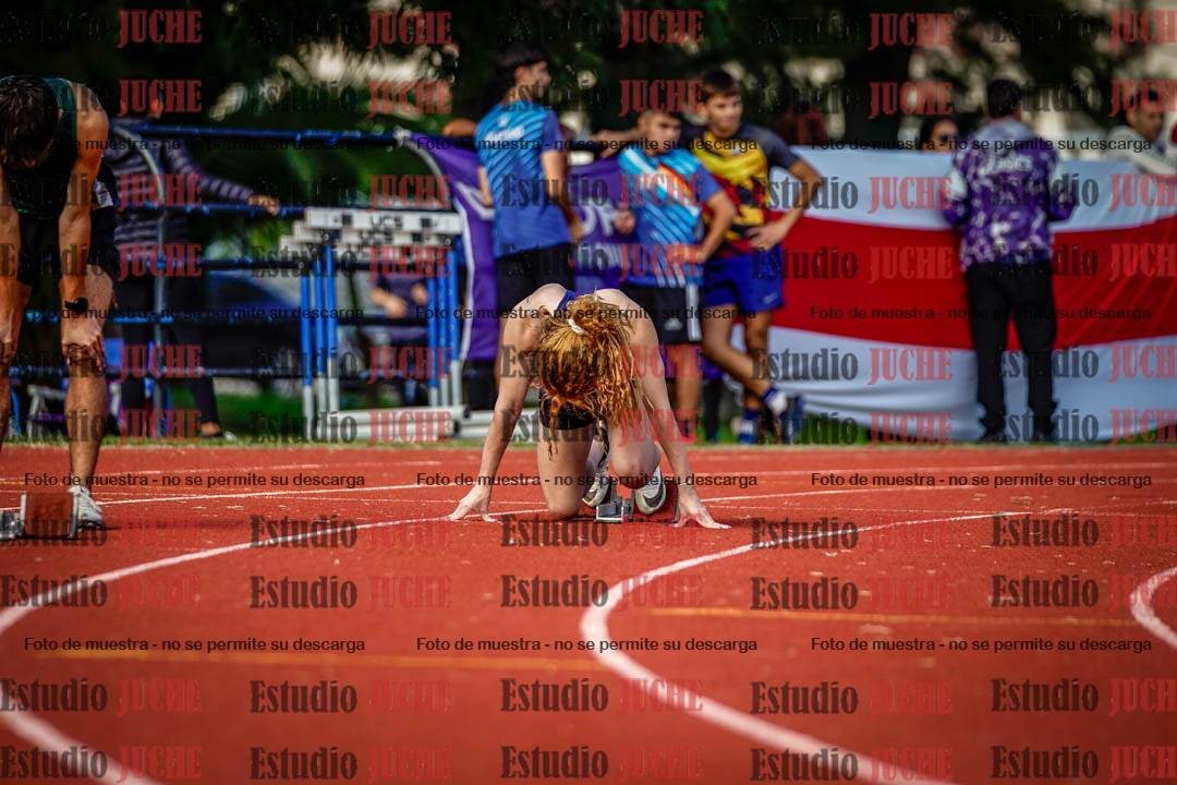 Fotos de los 200 m llanos de varones