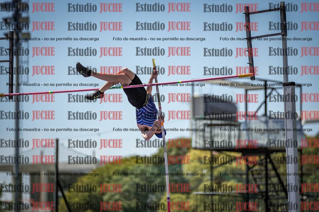 Fotos del salto con garrocha de mujeres y varones
