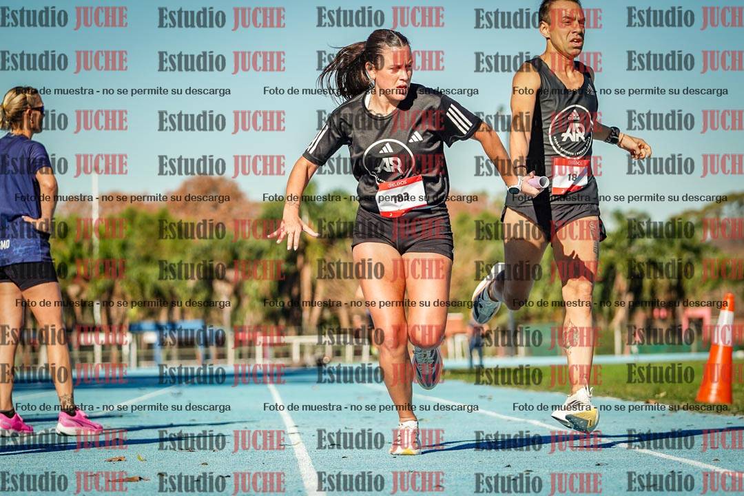 Fotos durante los relevos