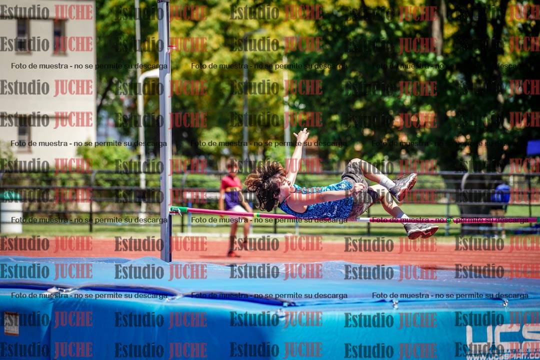 Fotos del salto en alto de varones
