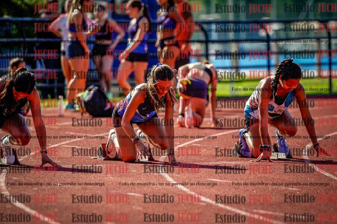 Fotos de los 100 m llanos de mujeres