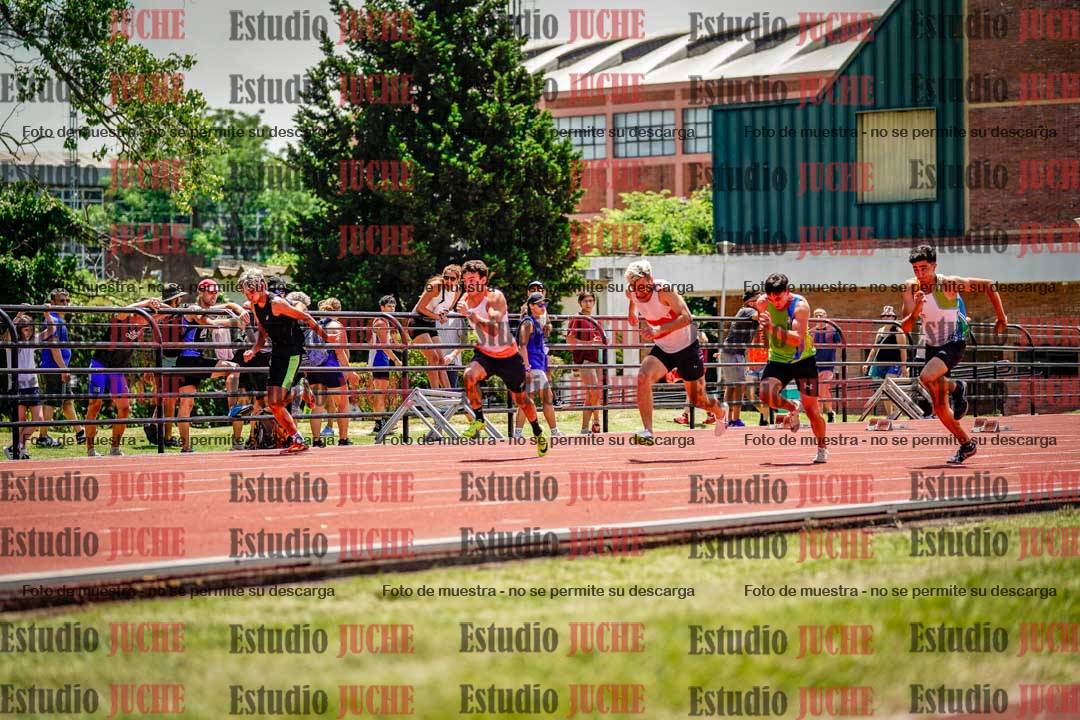 Fotos de los 100 m llanos de varones
