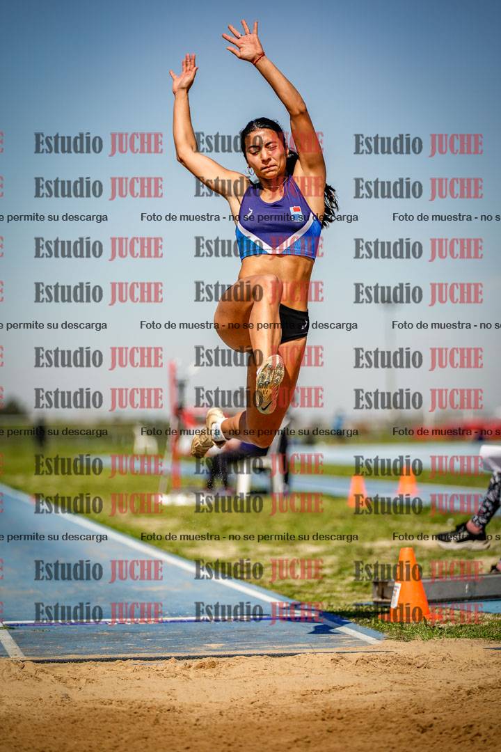 Fotos del salto en largo de mujeres - heptatlón 5