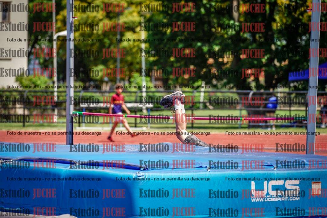 Fotos del salto en alto de varones