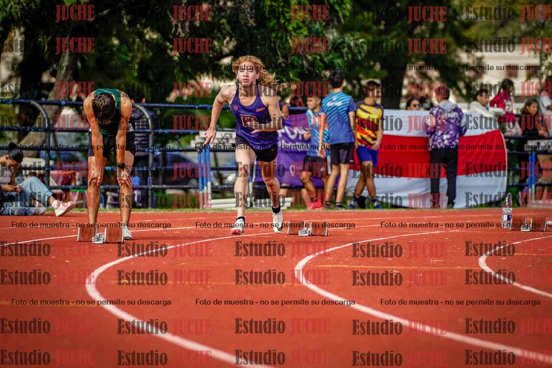 Fotos de los 200 m llanos de varones
