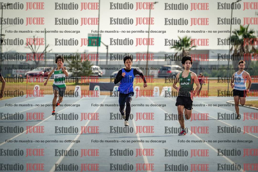 Fotos de los 200 m llanos de varones