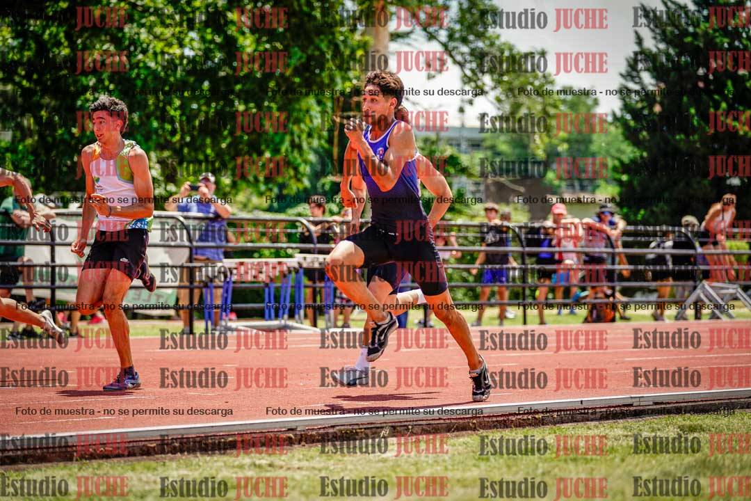 Fotos de los 100 m llanos de varones