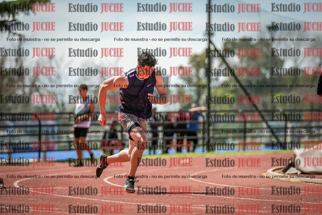 Fotos de los 100 m llanos de varones