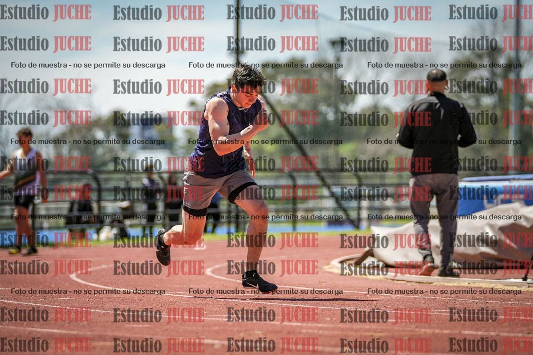 Fotos de los 100 m llanos de varones