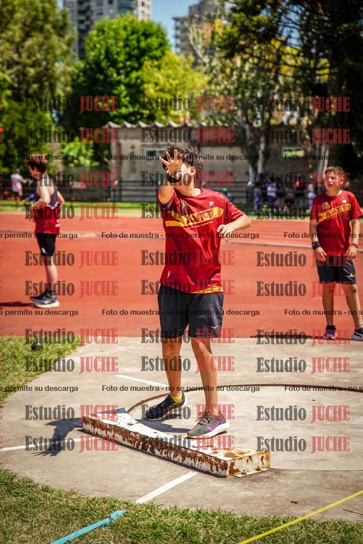 Fotos del lanzamiento de bala de varones