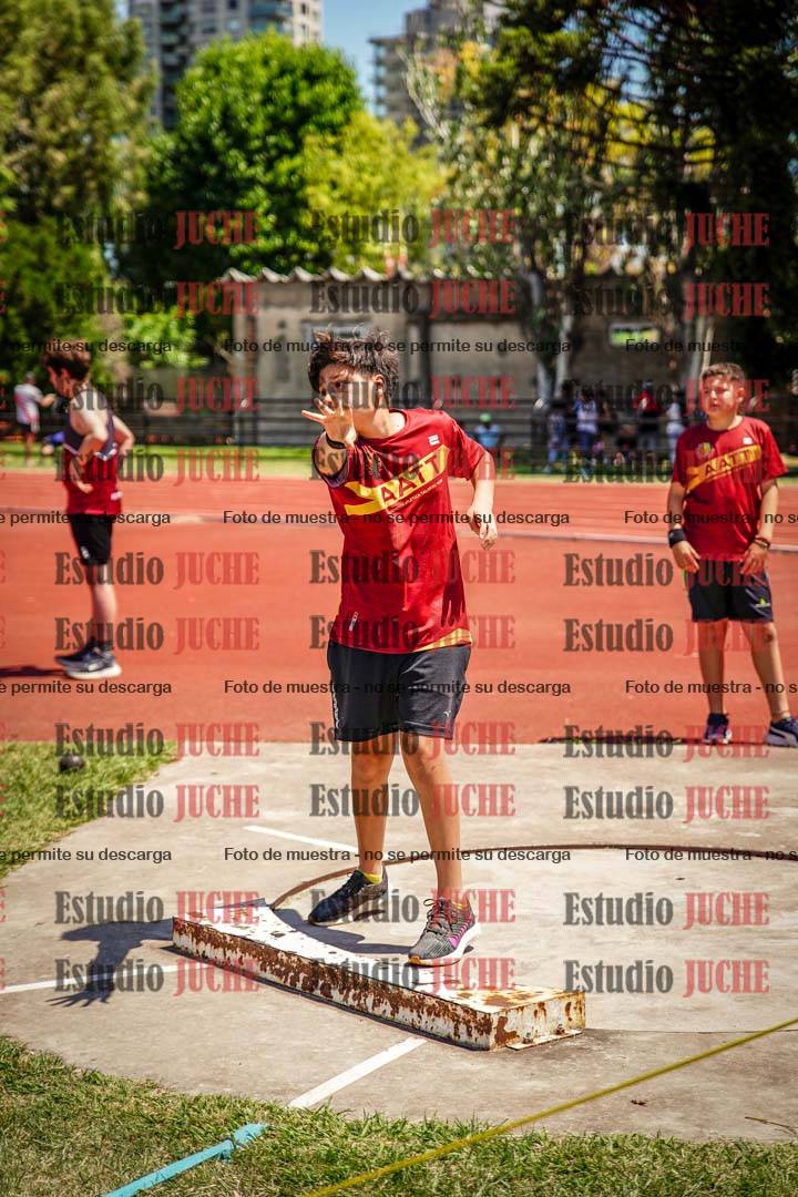 Fotos del lanzamiento de bala de varones