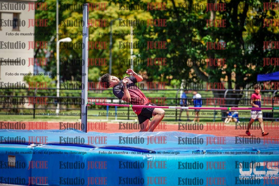 Fotos del salto en alto de varones