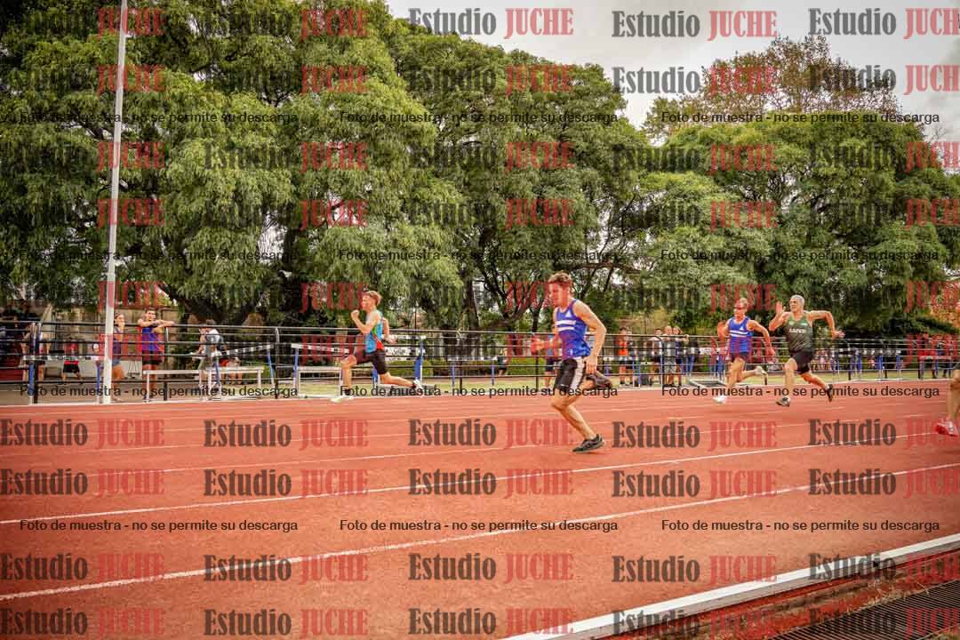 Fotos de los 100 m llanos de varones