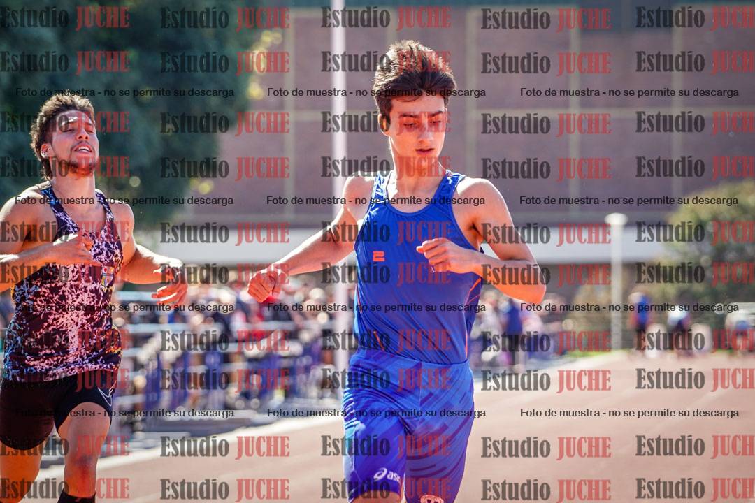 Fotos de los 100 m llanos de varones