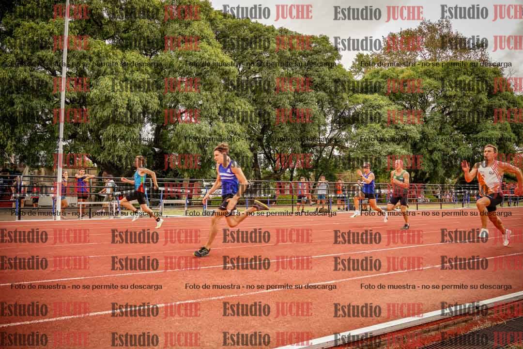 Fotos de los 100 m llanos de varones